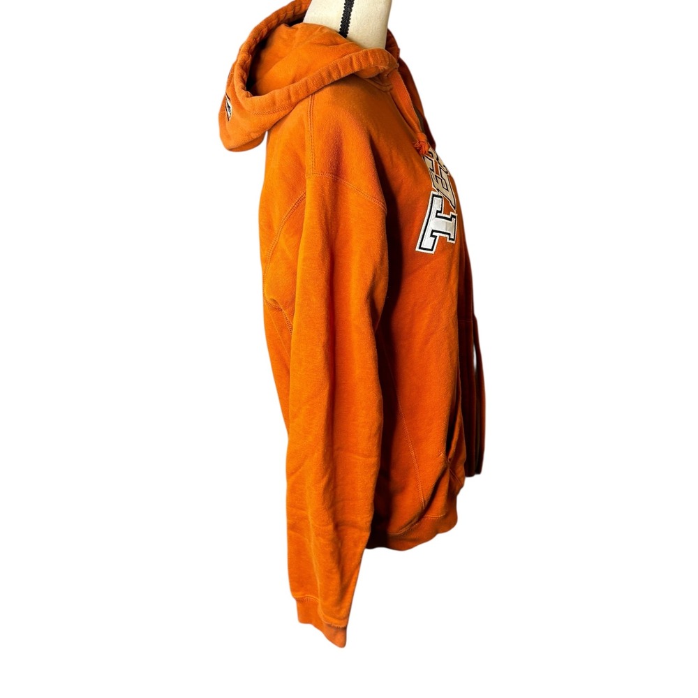 Texas Longhorns Orange Full Zip Hoodie Sweatshirt Mens XL University of Texas - Picture 3 of 14